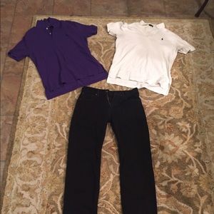 Two polo shirt outfit package ALL MUST GO